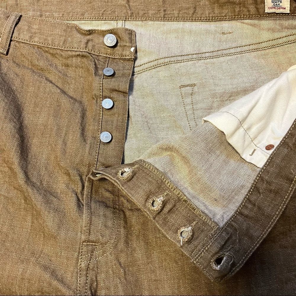 Rare Levi’s White Oak Cone Denim Red Tab 501 Jeans (44 x 26) - Picture 6 of 10